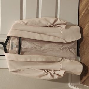 H&M long blazer in pink - size S